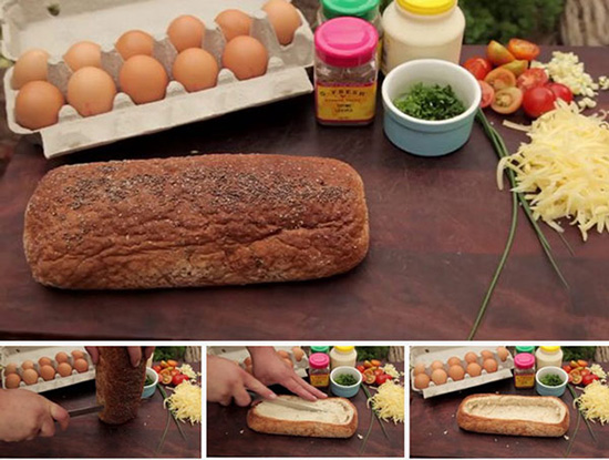 دستور تهیه یک صبحانه پنیری ساده و خوشمزه
